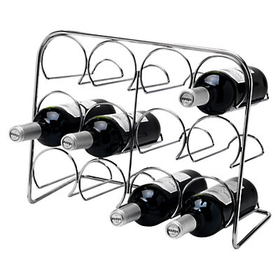 Hahn Pisa 12 Bottle Wine Rack Chrome Hahn Pisa 12 Bottle Wine Rack Chrome